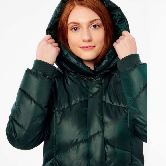 NWOT "STEVE MADDEN" GREEN PUFFER JACKET SZ XL - Picture 6 of 11